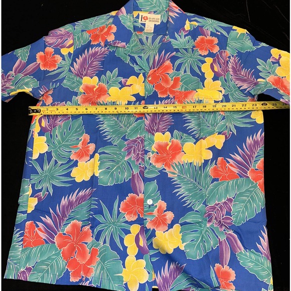 Vintage 1970s Hawaii Button Up Shirt & Hat Sz Large In Mint Unworn Condition! - Picture 13 of 16